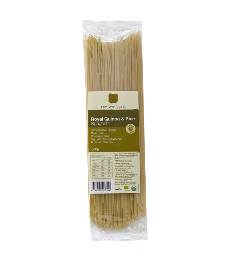 Olive Green Organics Royal Quinoa & Rice Spaghetti (300g)